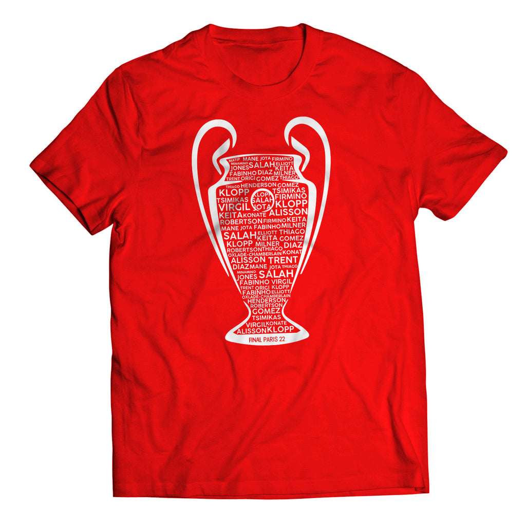 Paris Final Champions Cup - Liverpool T-shirt - Print Chimp