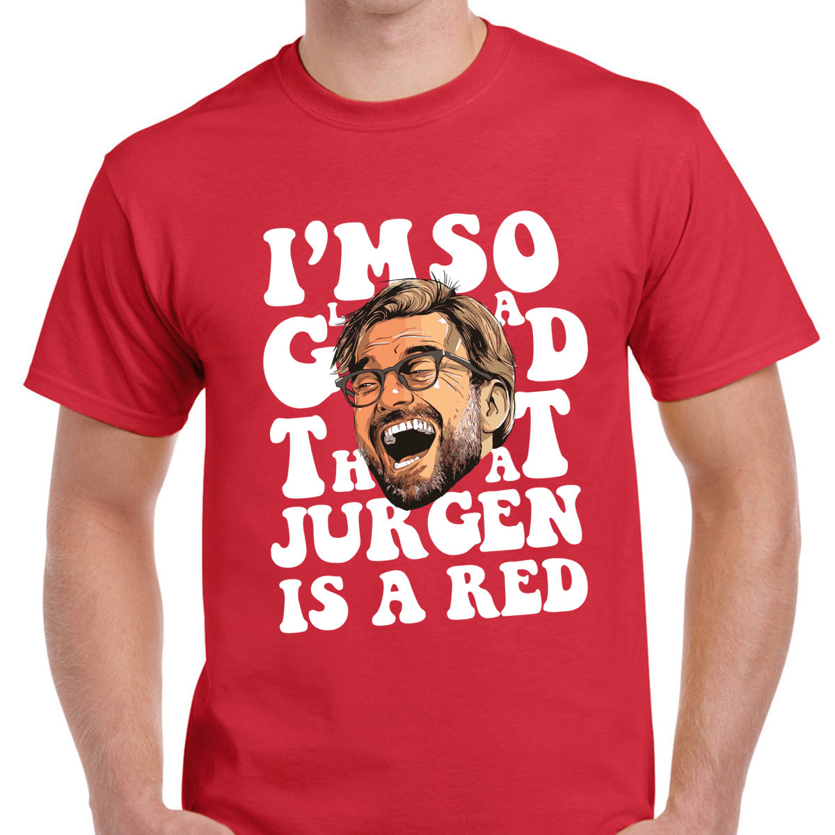 Jurgen Is a Red Liverpool T-Shirt - Print Chimp