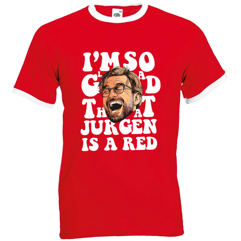 Jurgen Is a Red Liverpool T-Shirt - Print Chimp