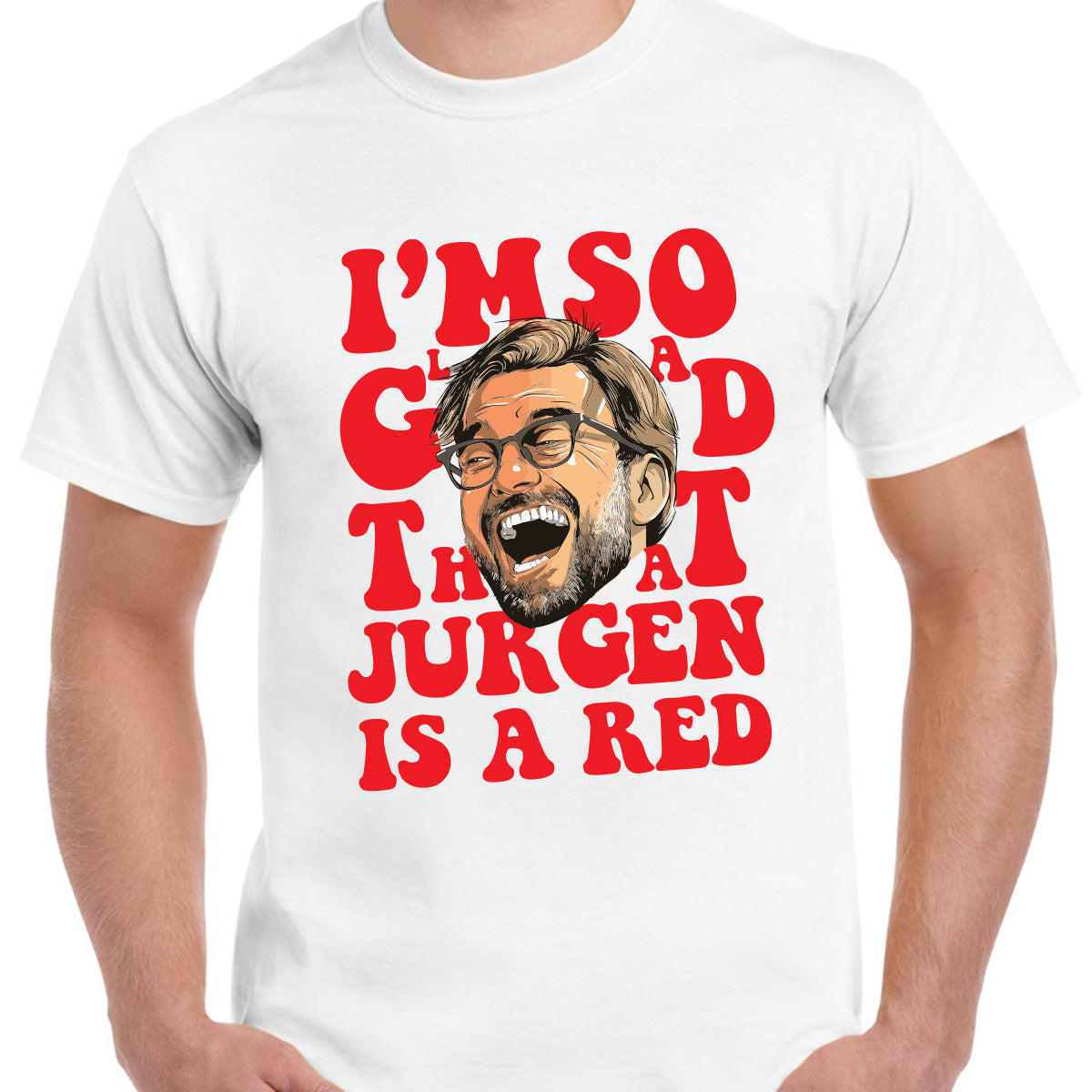 Jurgen Is a Red Liverpool T-Shirt - Print Chimp