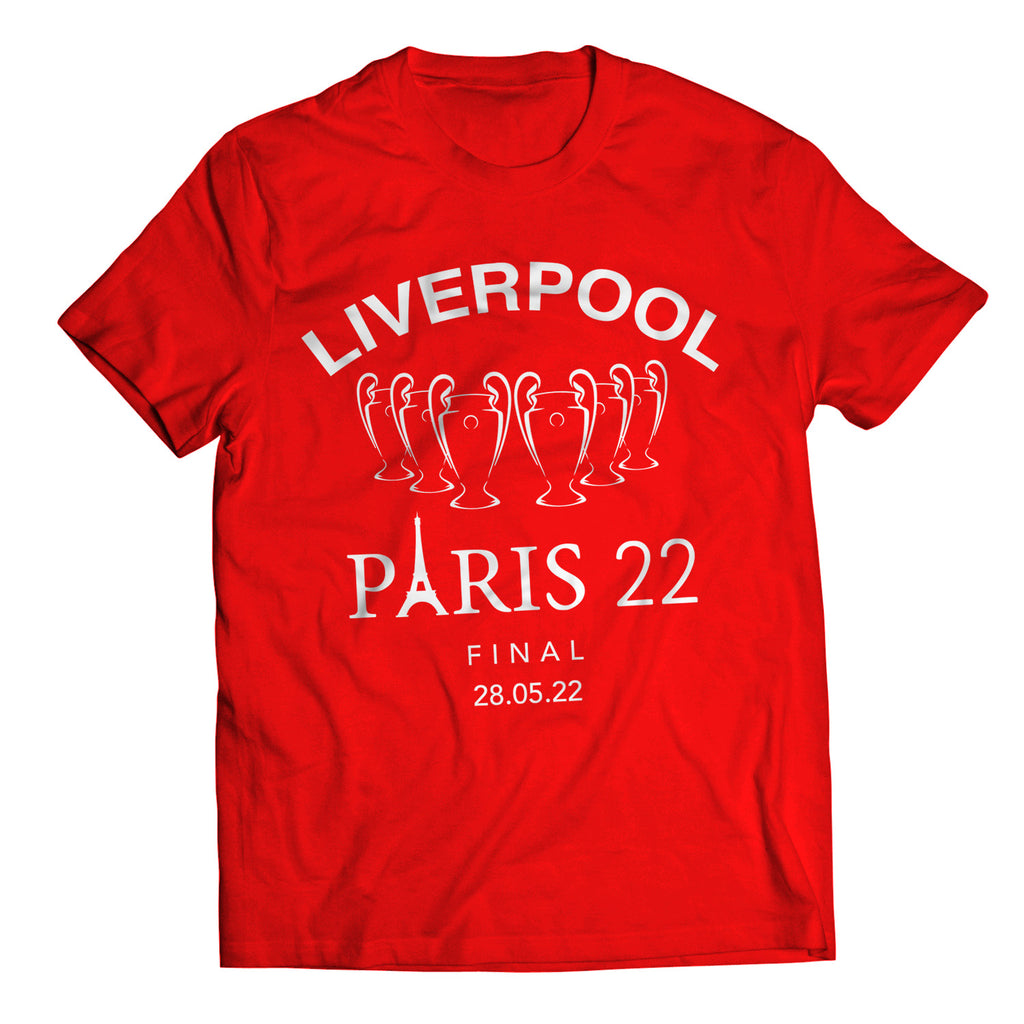 Paris Final 22 - Liverpool T-shirt - Print Chimp