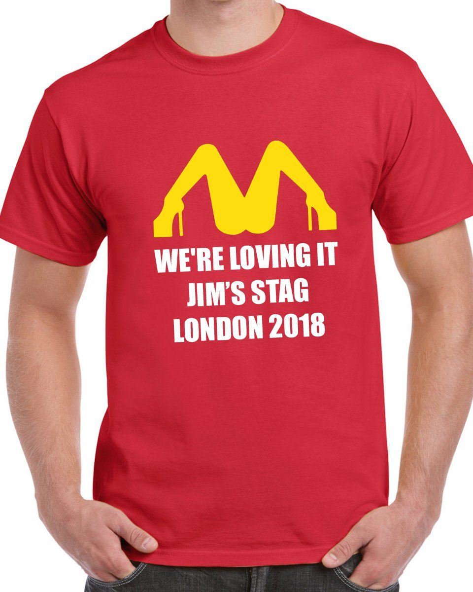 McStag Funny Stag Do T Shirt - Print Chimp
