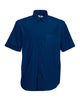 Fruit Of The Loom Men's Short Sleeve Oxford Shirt - Print Chimp