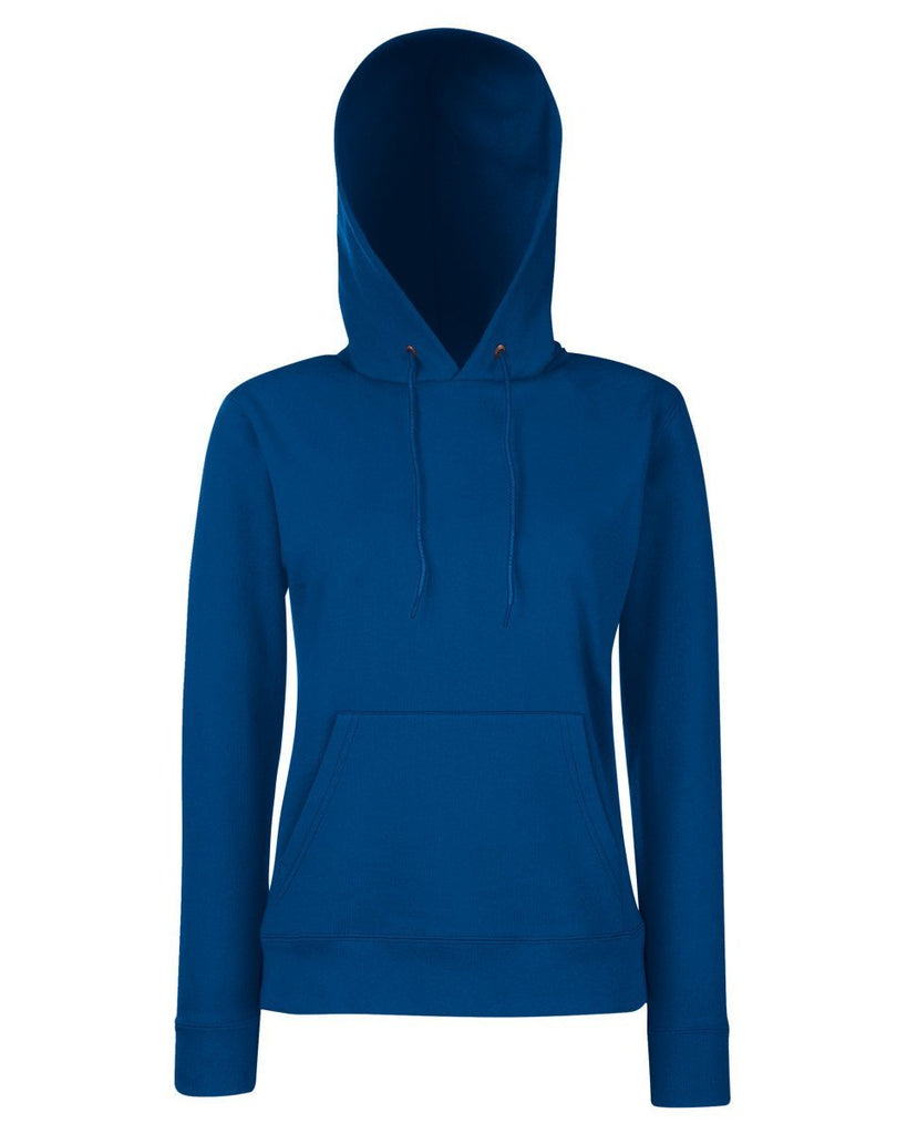 Fruit Of The Loom Lady-Fit Classic Hooded Sweat - Print Chimp