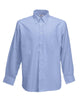 Fruit Of The Loom Men's Long Sleeve Oxford Shirt - Print Chimp
