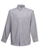 Fruit Of The Loom Men's Long Sleeve Oxford Shirt - Print Chimp