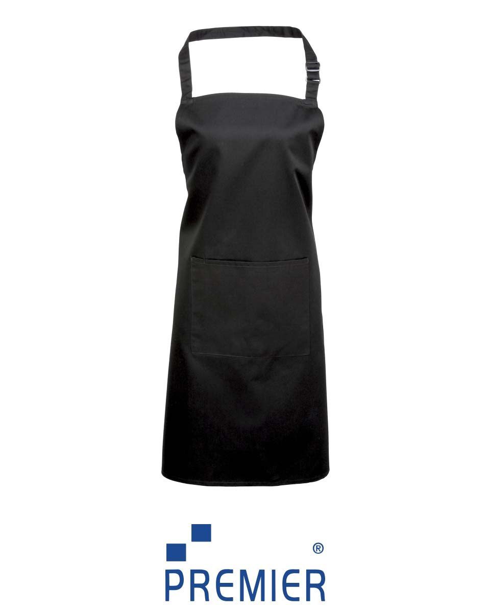 Premier 'Colours' Bib Apron with Pocket - Print Chimp