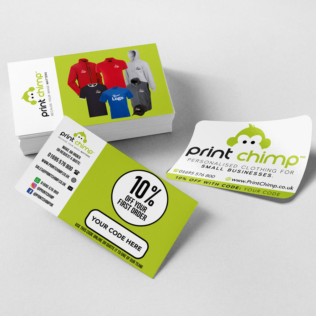 Print Chimp Referral Cards & Stickers - Print Chimp