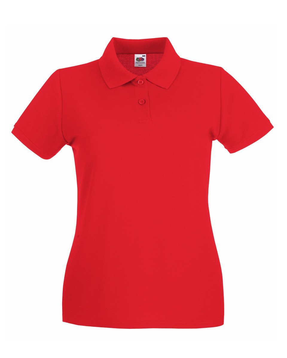 Fruit of the Loom Ladies Premium Polo Shirt - Print Chimp
