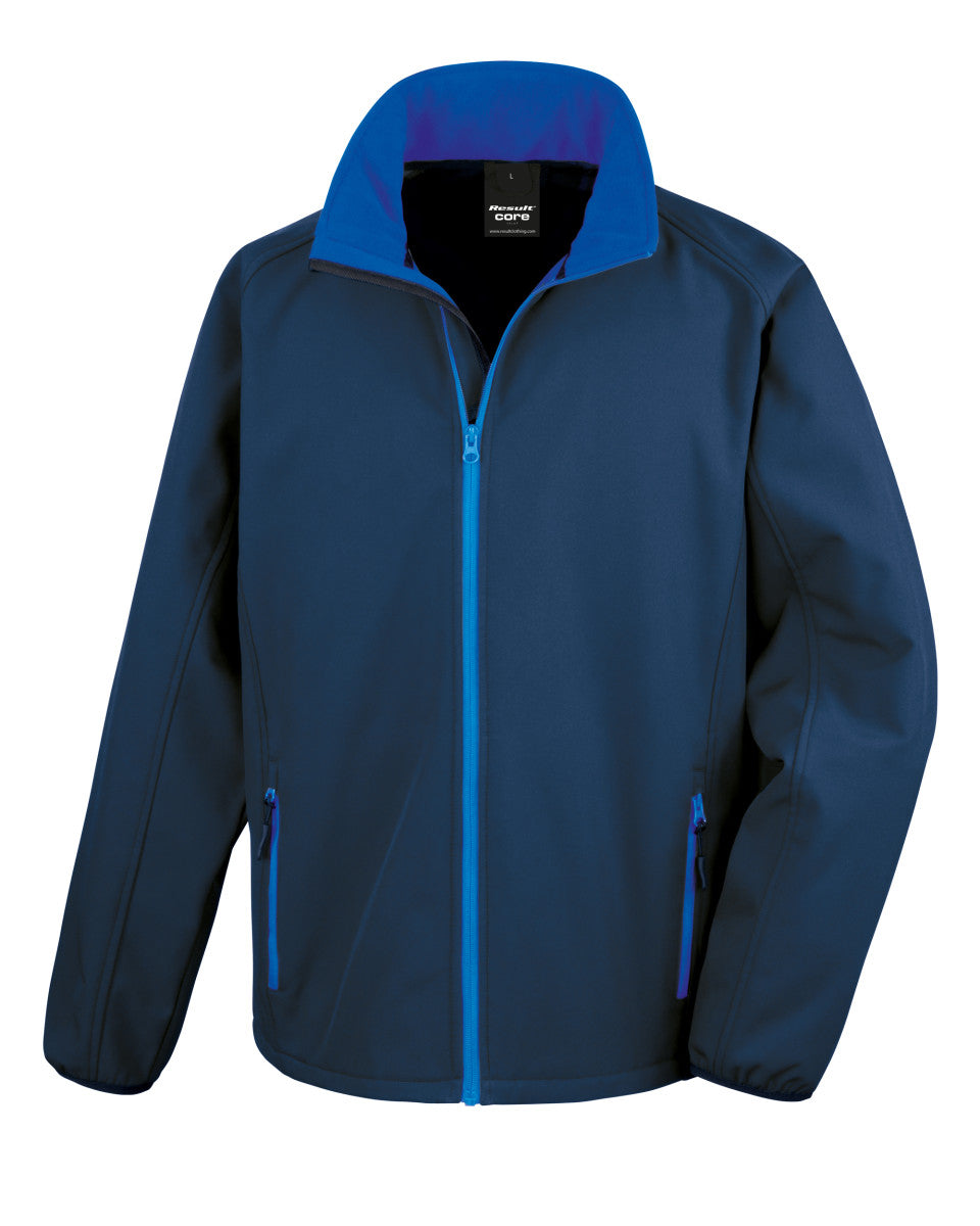 Result Core Men's Printable Softshell Jacket - Print Chimp