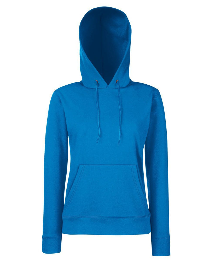 Fruit Of The Loom Lady-Fit Classic Hooded Sweat - Print Chimp