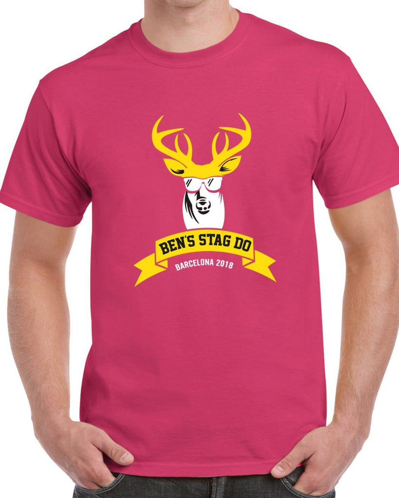 "THE BIG STAG" Stag Do T Shirt - Print Chimp