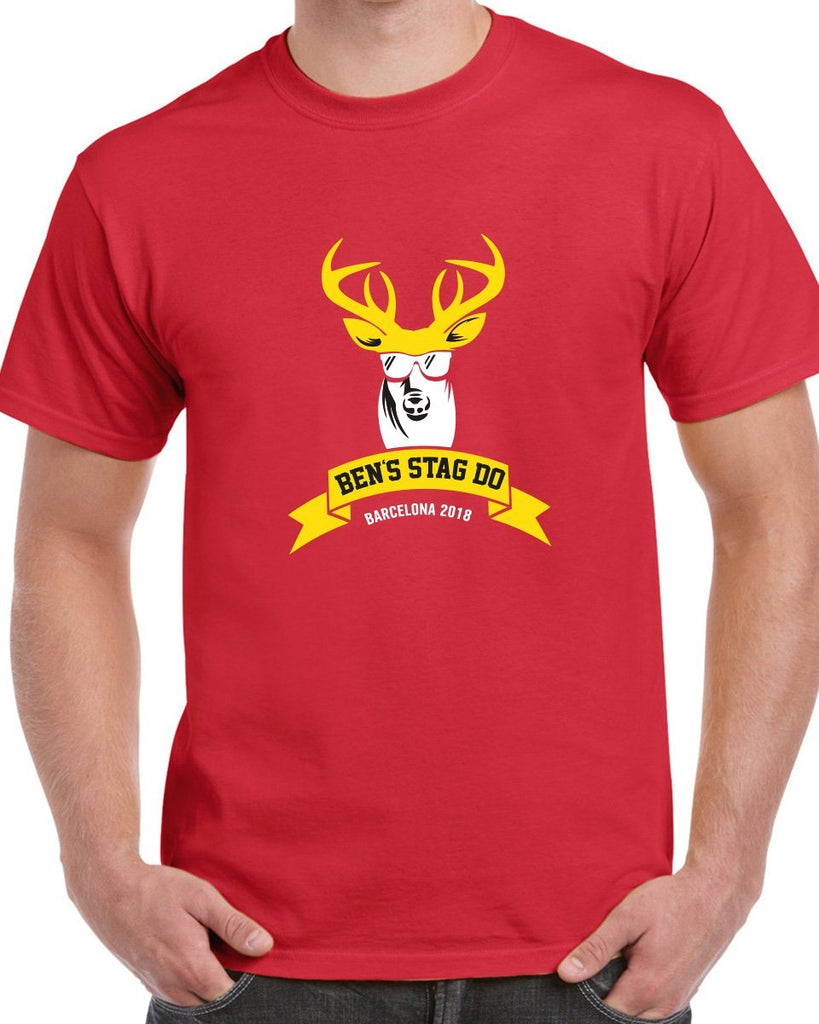 "THE BIG STAG" Stag Do T Shirt - Print Chimp