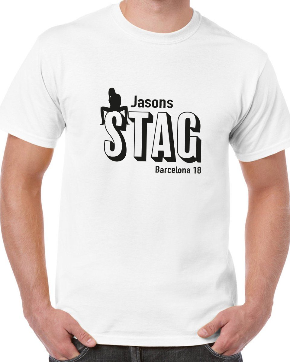Personalised Stag Do T Shirt