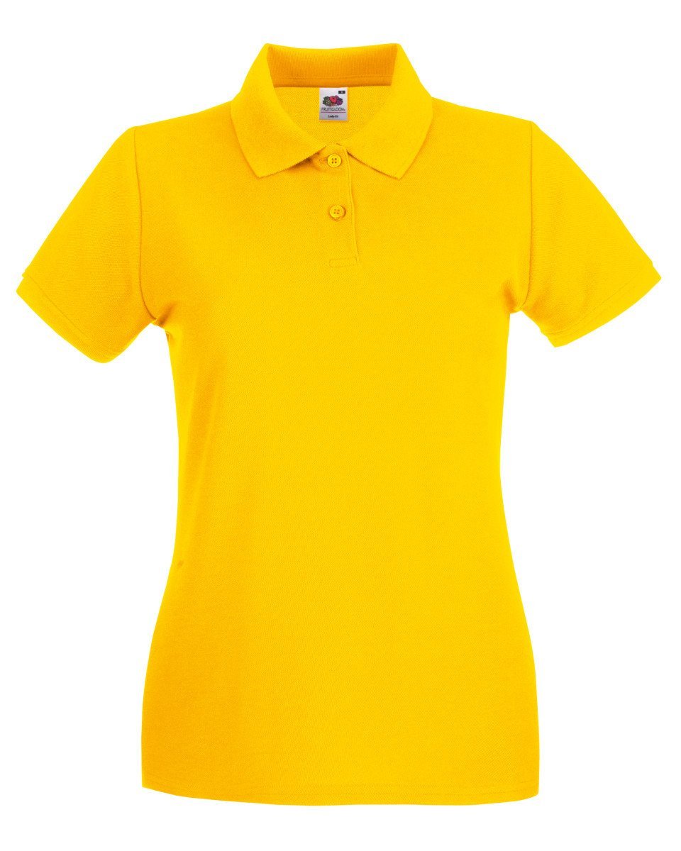 Fruit of the Loom Ladies Premium Polo Shirt - Print Chimp
