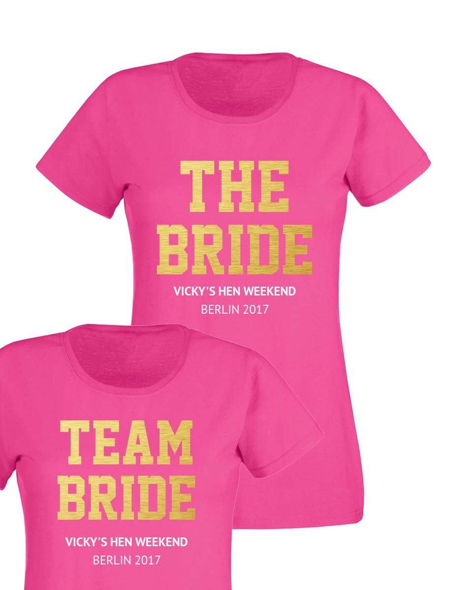 Team Bride Hen Party T-shirt - Print Chimp
