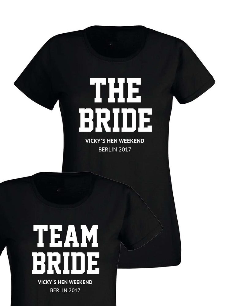 Team Bride Hen Party T-shirt - Print Chimp