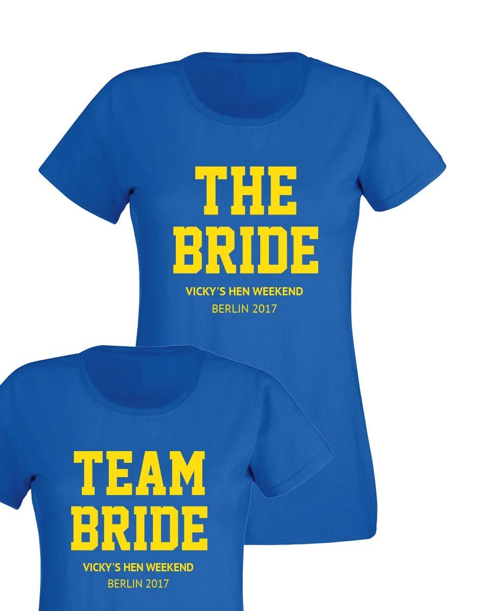Team Bride Hen Party T-shirt - Print Chimp