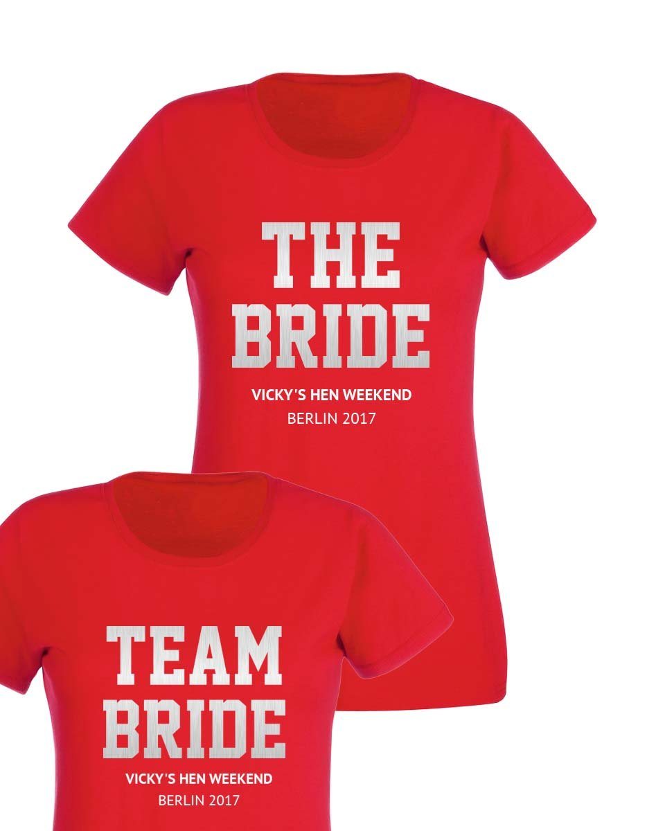 Team Bride Hen Party T-shirt - Print Chimp