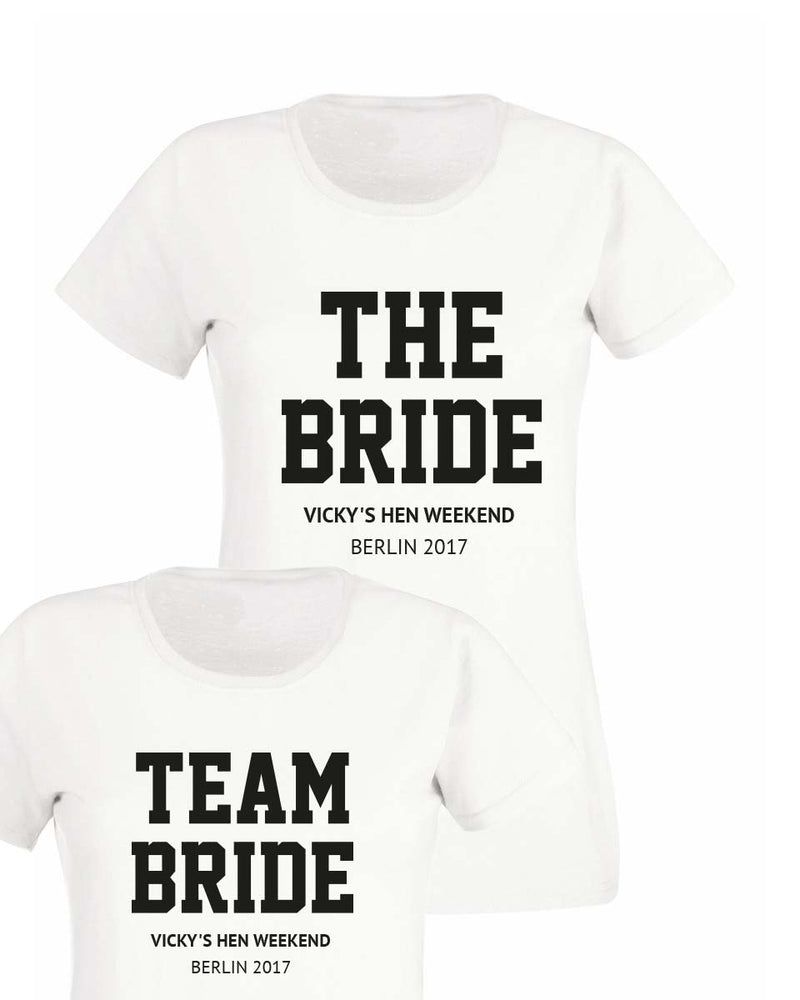 Team Bride Hen Party T-shirt - Print Chimp