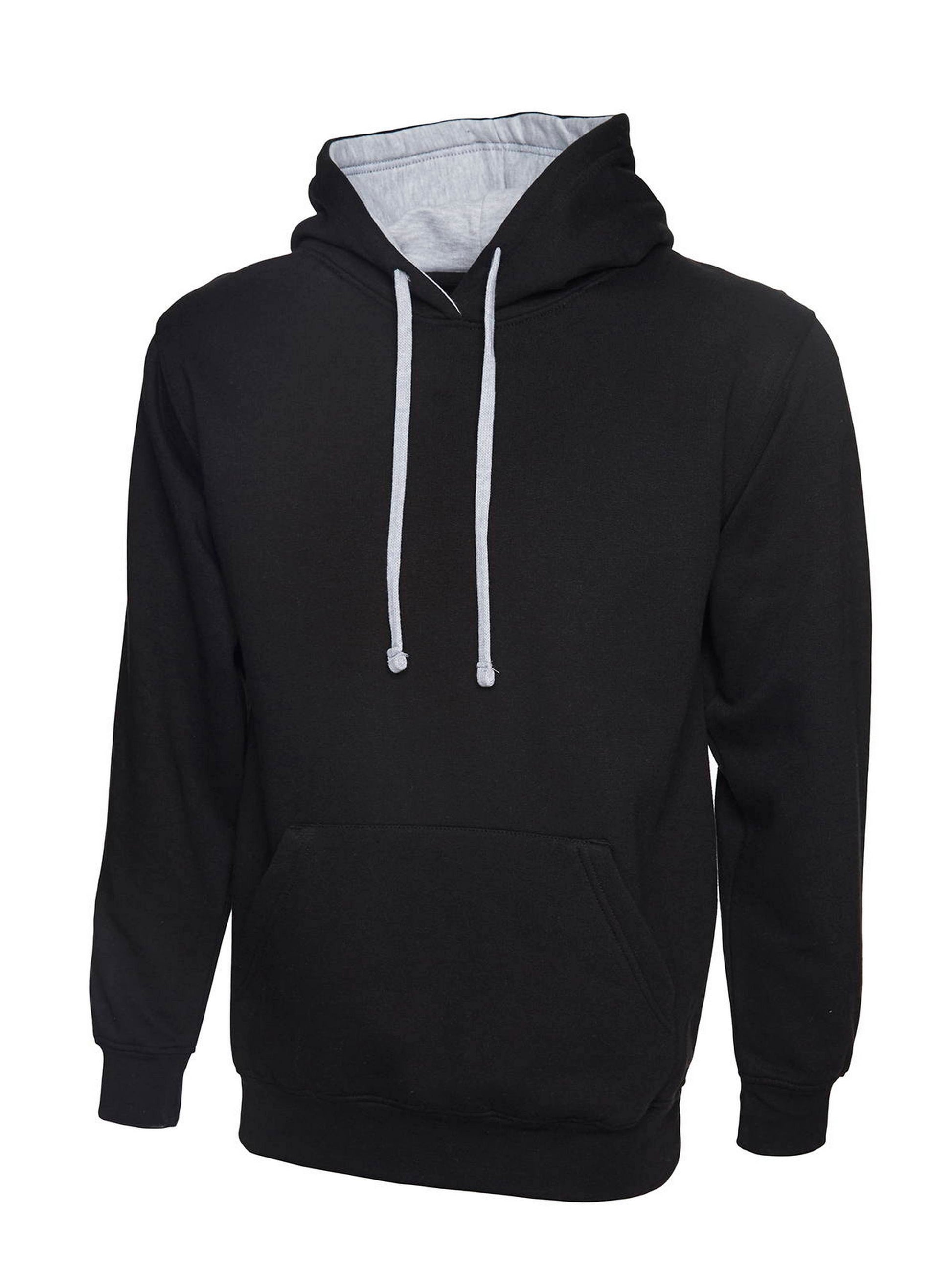 Uneek Contrast Hoodie - Print Chimp
