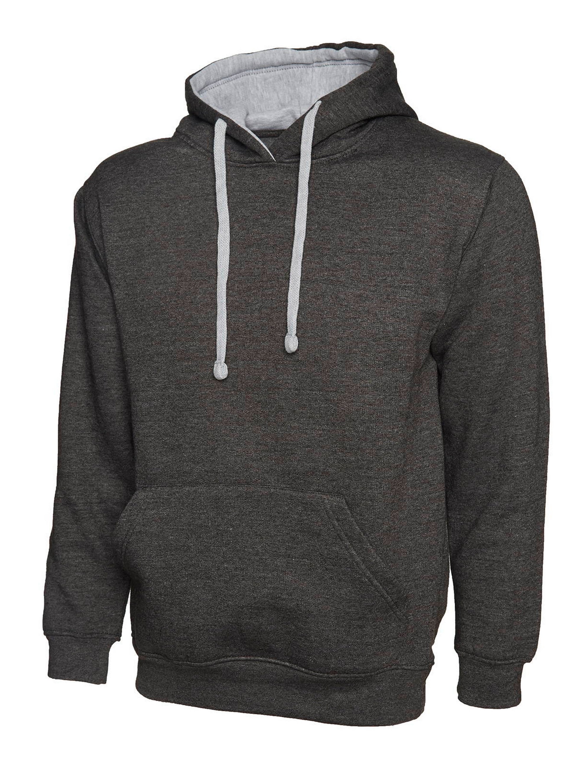 Uneek Contrast Hoodie - Print Chimp