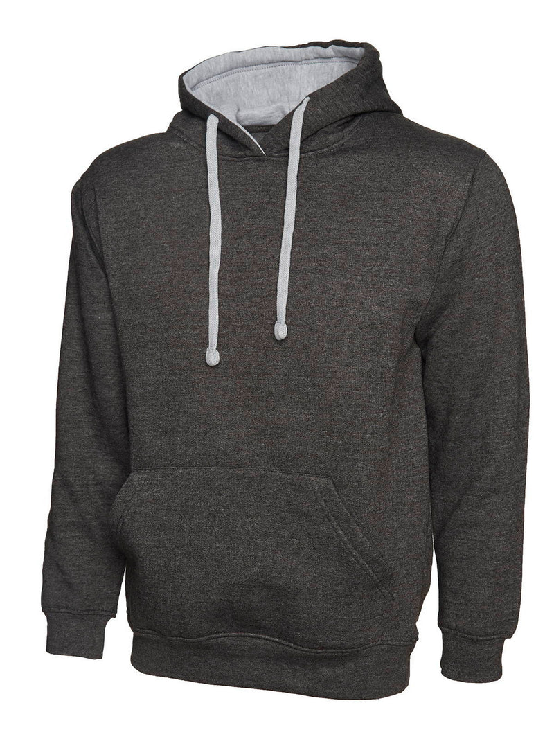 Uneek Contrast Hoodie - Print Chimp