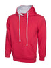 Uneek Contrast Hoodie - Print Chimp