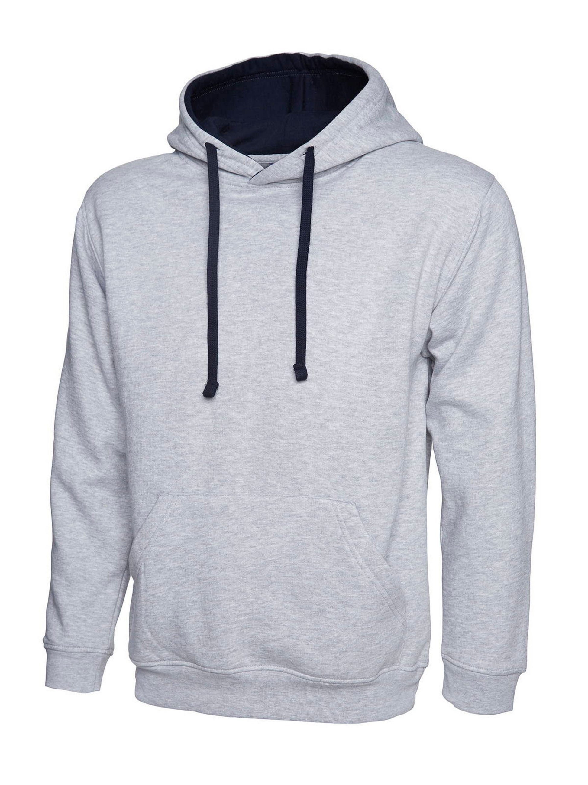 Uneek Contrast Hoodie - Print Chimp