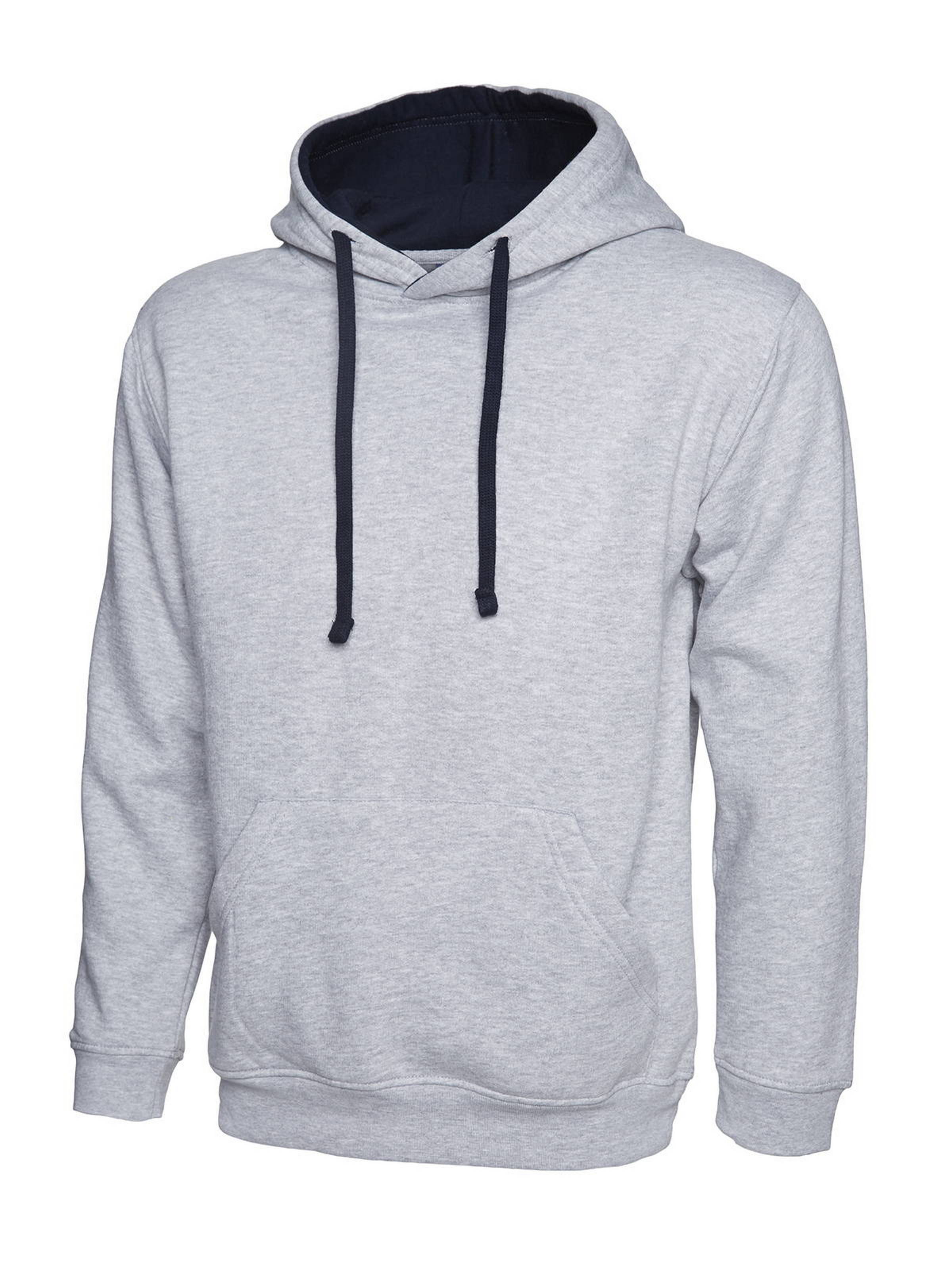 Uneek Contrast Hoodie - Print Chimp