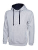 Uneek Contrast Hoodie - Print Chimp