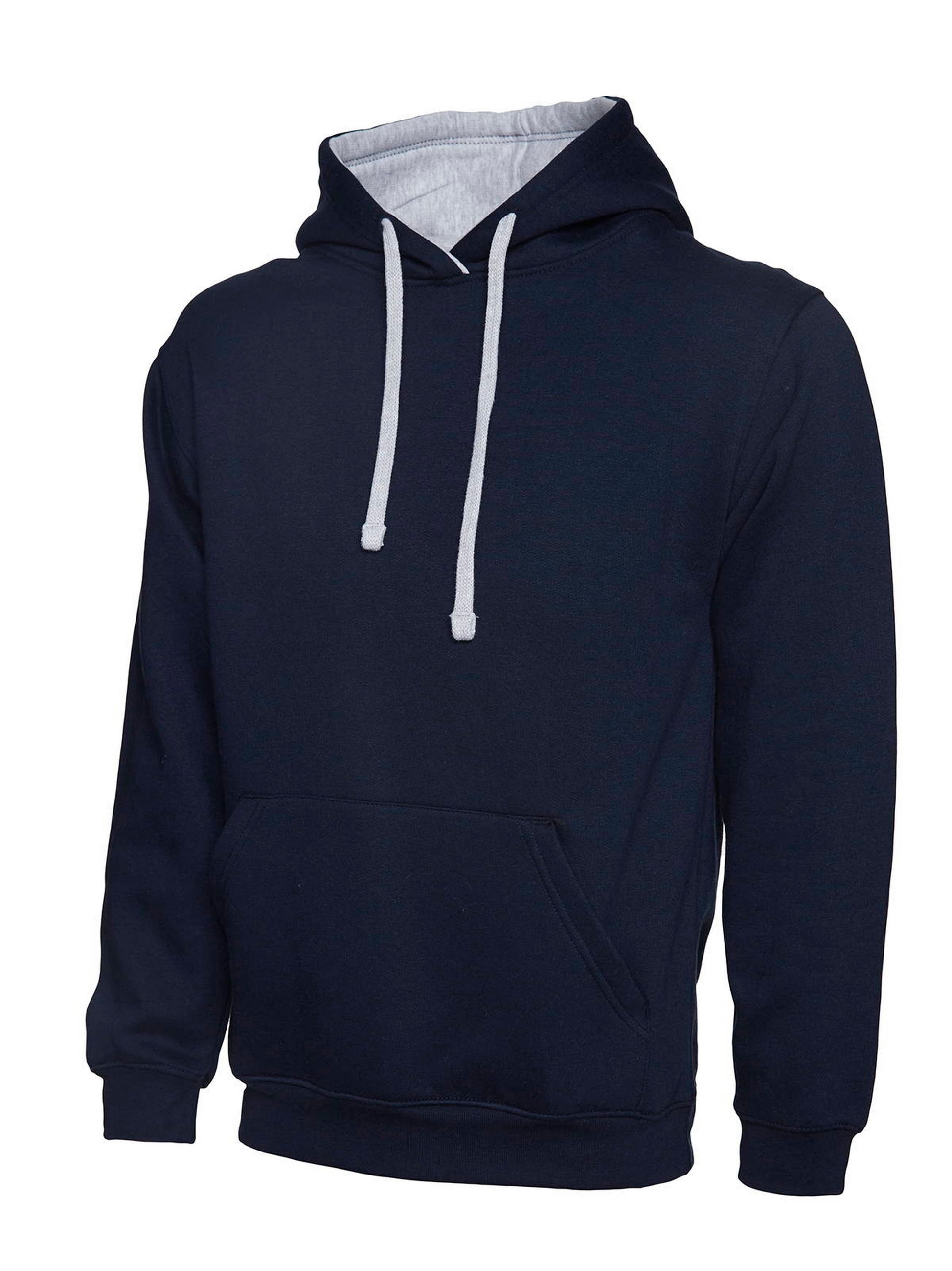 Uneek Contrast Hoodie - Print Chimp