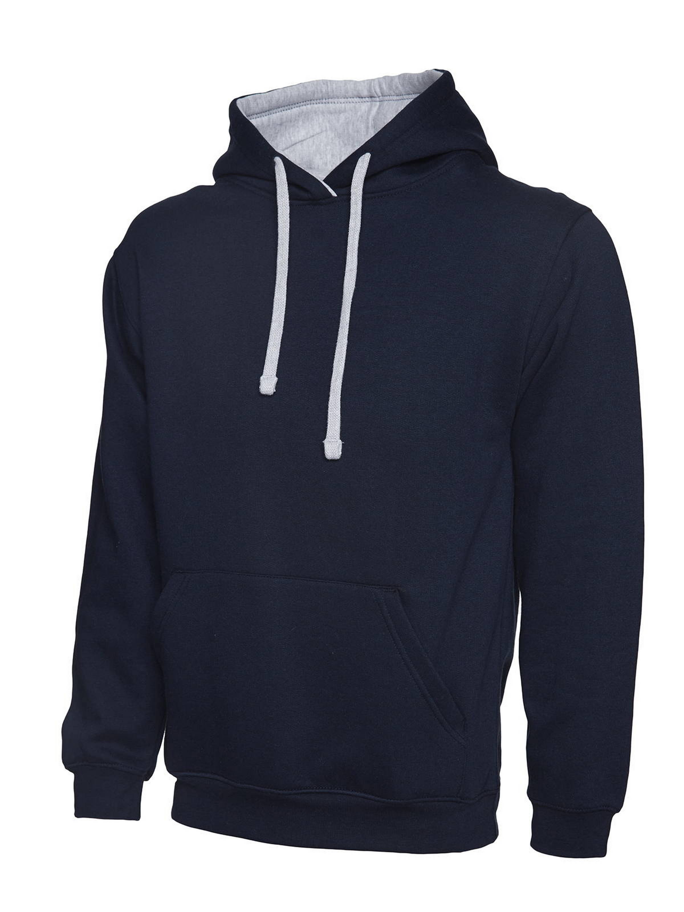 Uneek Contrast Hoodie - Print Chimp