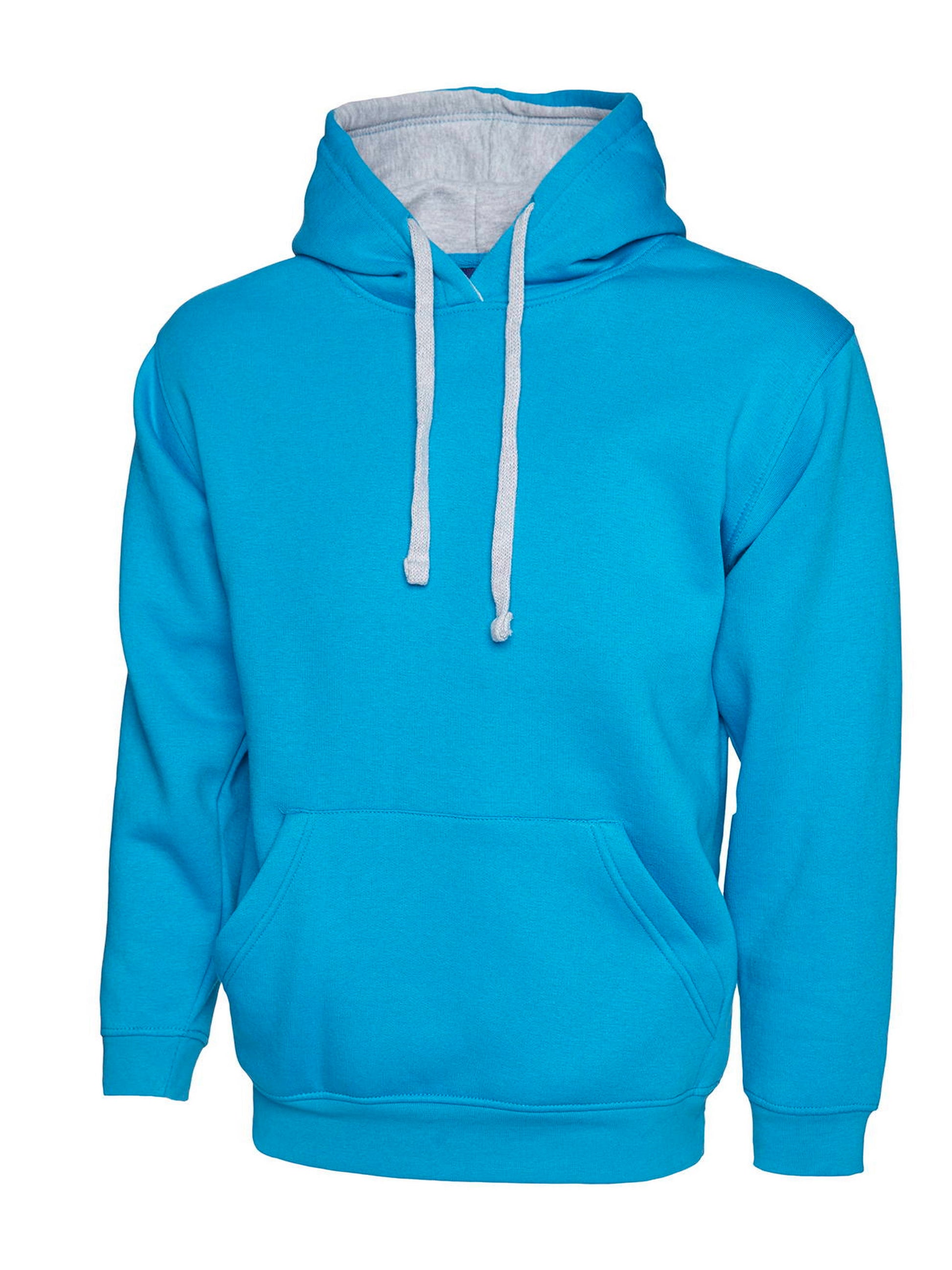Uneek Contrast Hoodie - Print Chimp