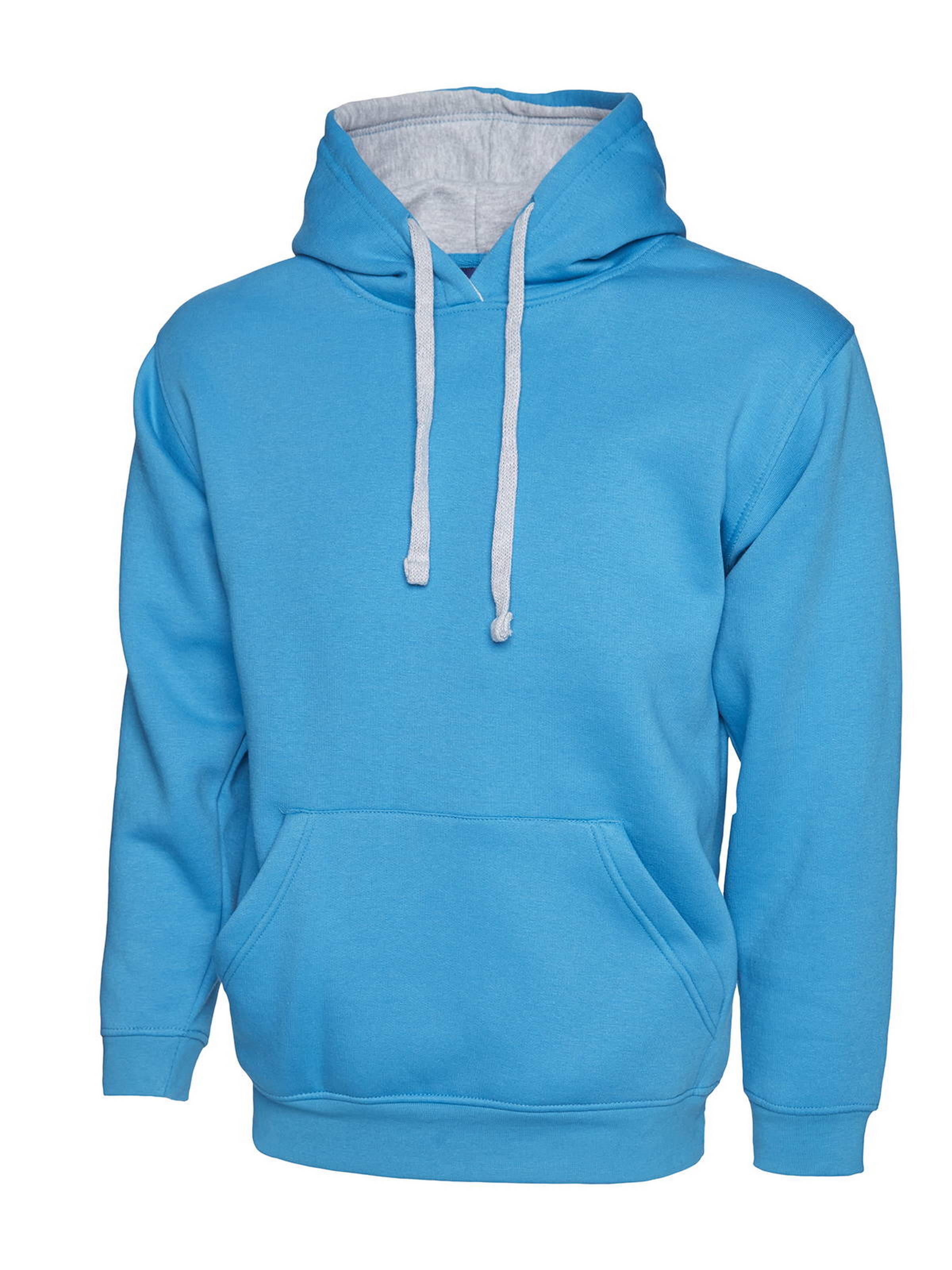 Uneek Contrast Hoodie - Print Chimp