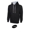 Uneek Contrast Hoodie - Print Chimp