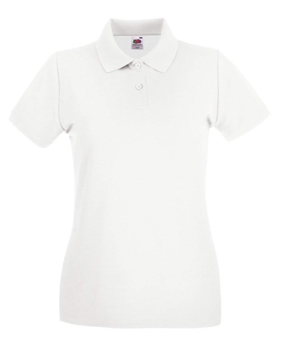 Fruit of the Loom Ladies Premium Polo Shirt - Print Chimp