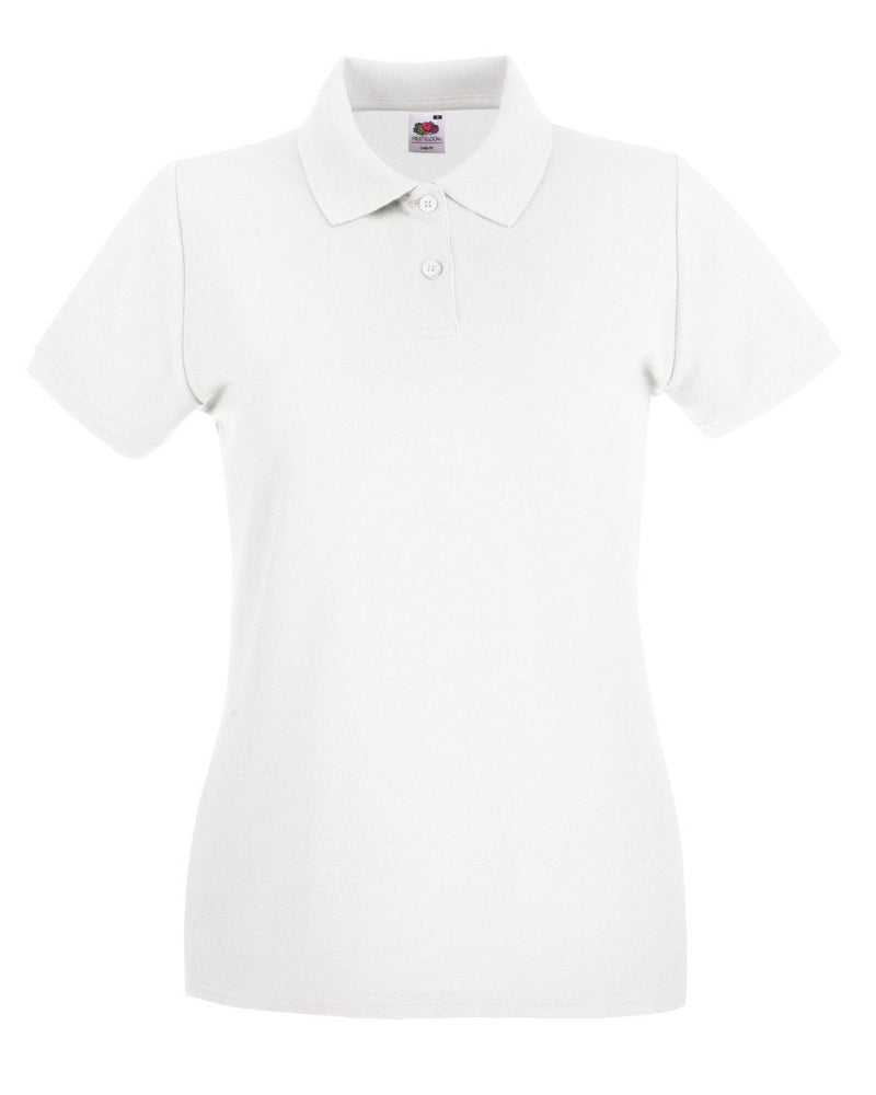 Fruit of the Loom Ladies Premium Polo Shirt - Print Chimp