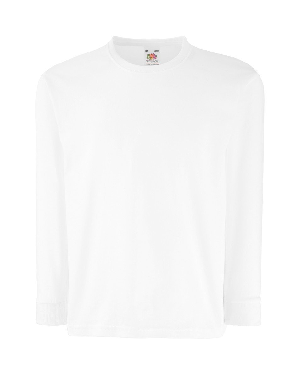Fruit Of The Loom Valueweight Kids Long Sleeve T-shirt - Print Chimp
