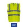 Yoko High Vis Waistcoat Vest - Print Chimp