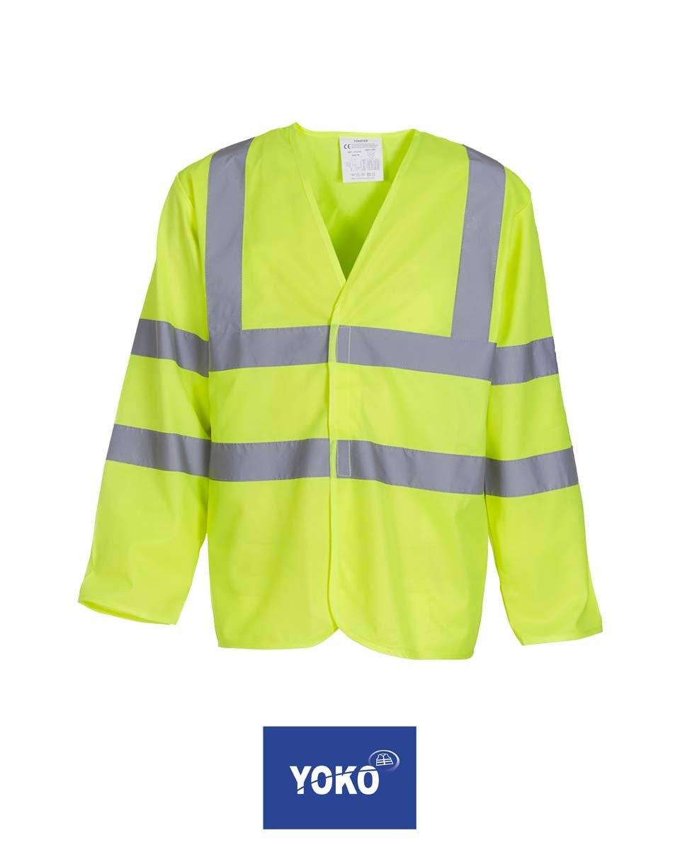 Yoko High Vis Long Vest - Print Chimp