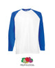 Fruit Of The Loom Baseball Long Sleeve T-shirt - Print Chimp
