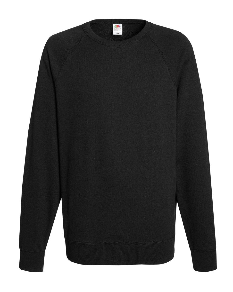 Fruit Of The Loom Men's Lightweight Raglan Sweatshirt - Print Chimp