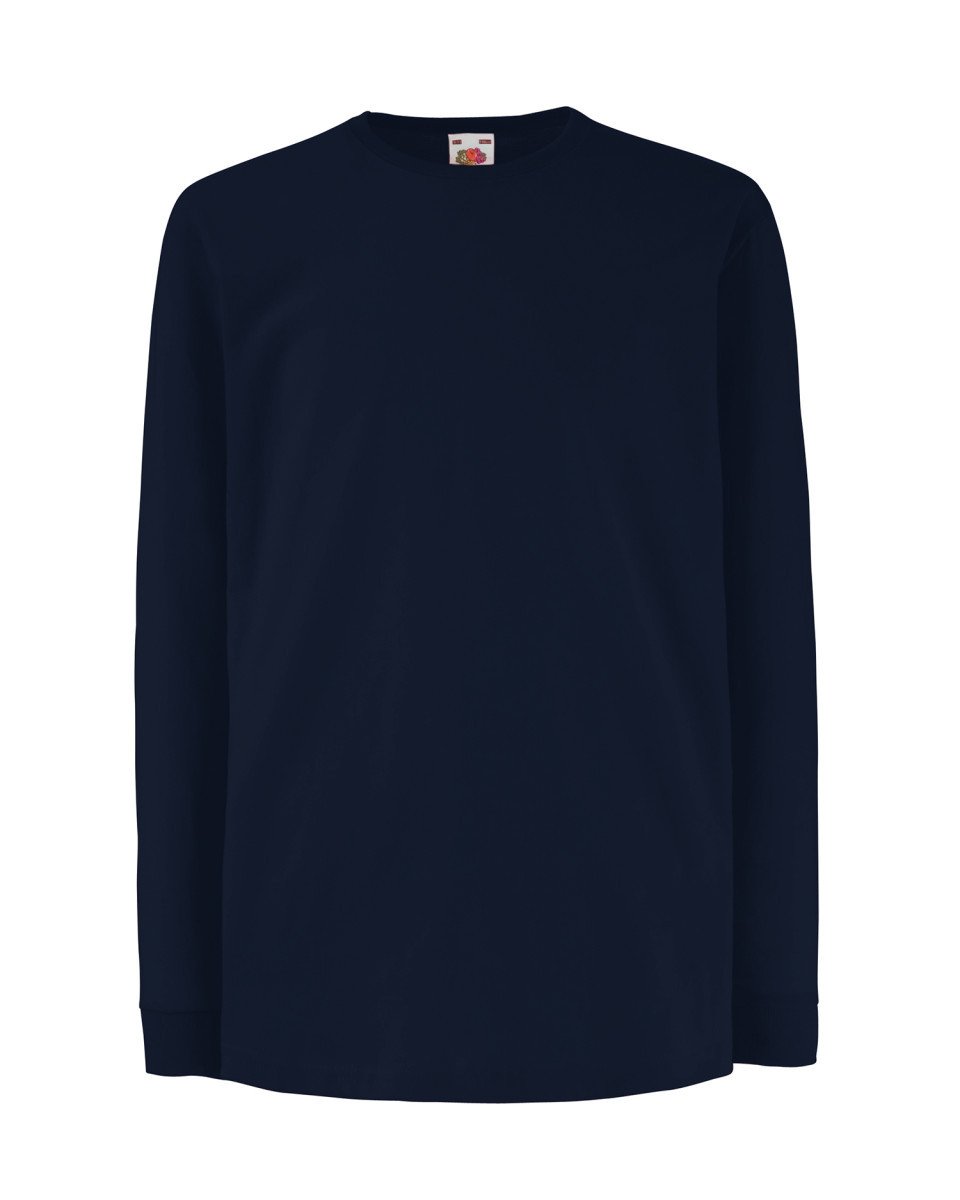 Fruit Of The Loom Valueweight Kids Long Sleeve T-shirt - Print Chimp