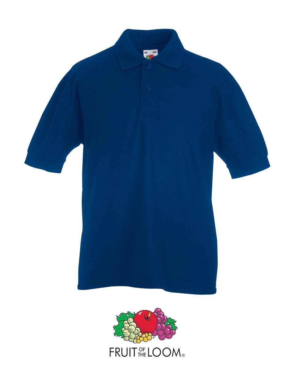 Fruit of the Loom Youth 65/35 Polo Shirt - Print Chimp