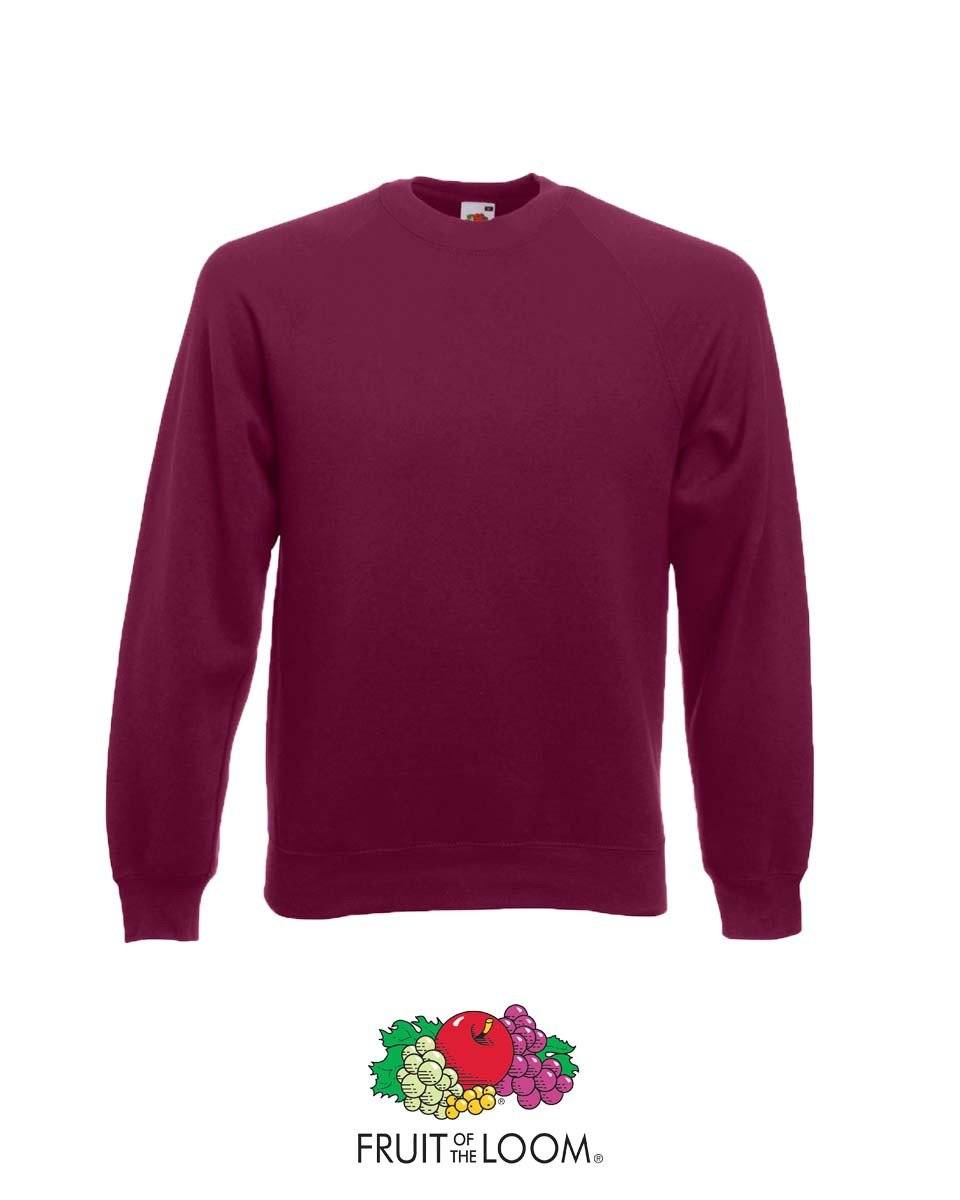 Fruit Of The Loom Men's Classic Raglan Sweatshirt - Print Chimp