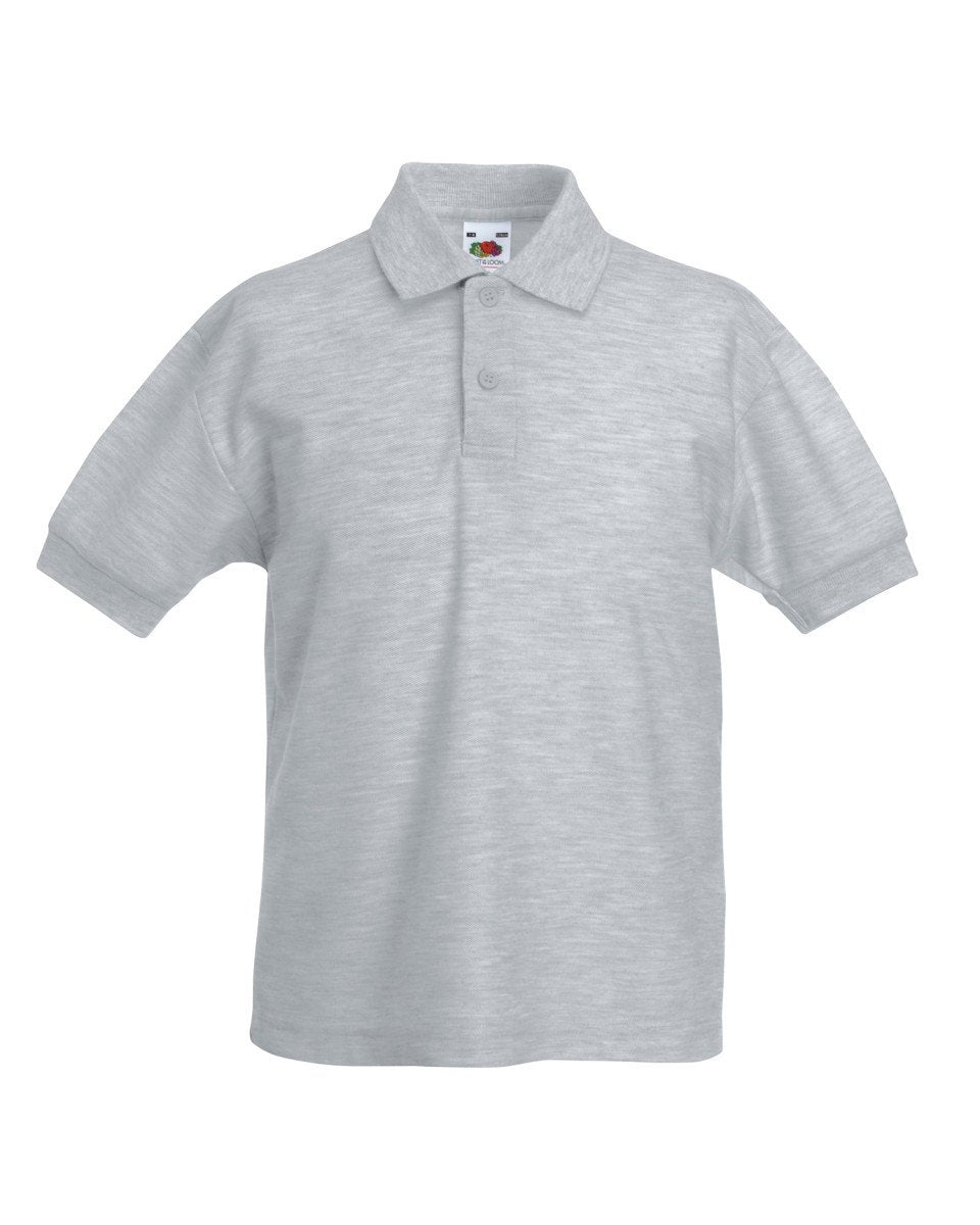 Children's fruit of the loom polo shirts sale