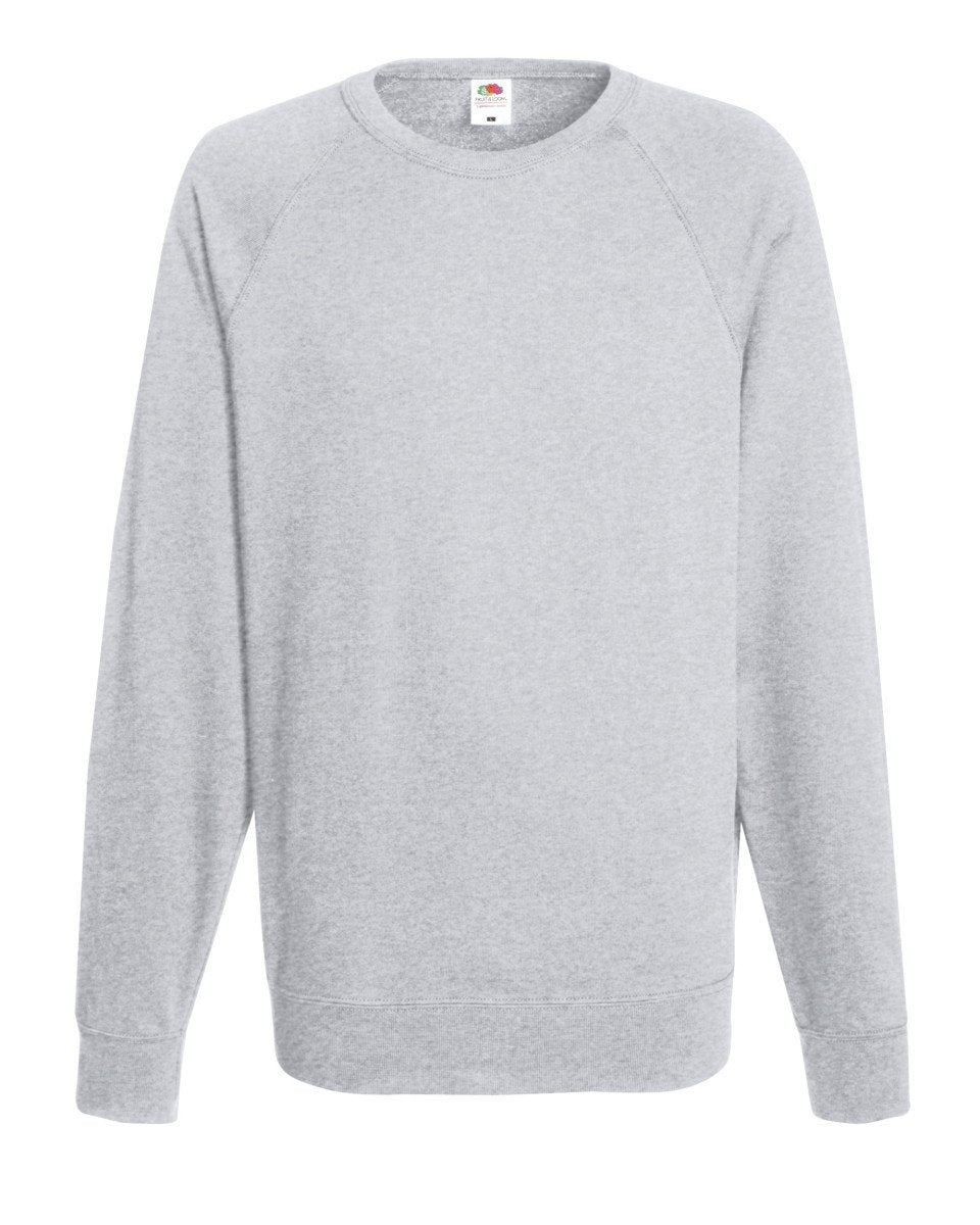 Fruit Of The Loom Men's Lightweight Raglan Sweatshirt - Print Chimp