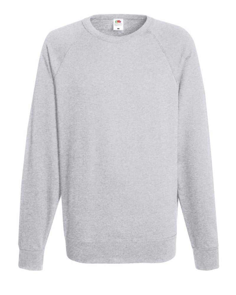 Fruit Of The Loom Men's Lightweight Raglan Sweatshirt - Print Chimp
