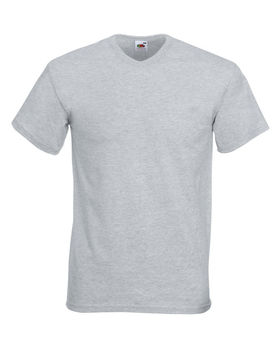 Fruit Of The Loom Valueweight V Neck T-shirt - Print Chimp